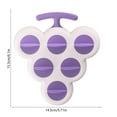 thumbnail image 3 of qILAKOG Silicone Popsicle Molds, Homemade Food Storage Containers, DIY Grape Shaped Children Ice Cream Molds, Non Stick and Easy to Demold, BPA Free, 3 of 5