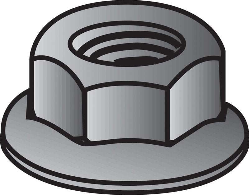 Hillman  5/16 in. Zinc-Plated  Steel  USS  Whiz Lock Nut  100 pk