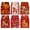 6PCS, variant on Artoid Mode Chinese Zodiac Horse 2026 Happy Lunar New Year Table Runner, Spring Festival Winter Kitchen Dining Table Decoration for Home Party 13x72/13x47 Inch
