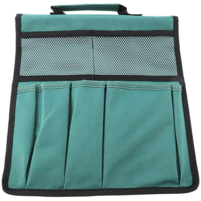 Garden Pouch Foldable Portable Garden Kneeler Bench Kneeling Bag Gardening Tools Storage Stool Multiple Storage Pouch(Green)