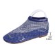 thumbnail image 5 of Bmisegm Ladies Fashion Breathable Hollow Mesh Rhinestone Decorative Flat Bottomed Casual Shoes Womens Sandals Summer Blue 7.5, 5 of 8