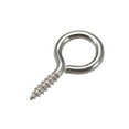 thumbnail image 3 of Ganchos de ojo de tornillo pequeños Uxcell de 0.75" con tornillos autorroscantes de acero al carbono plateado 30 piezas, 3 of 5