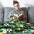 thumbnail image 4 of Yibo Video Game Blankets Gift Blanket Flannel Soft and Comfortable Anti-static Bed Sofa Blanket, 4 of 7