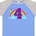 thumbnail image 3 of Inktastic 4th Birthday Rainbow Gift Toddler Toddler Girl T-Shirt, 3 of 4