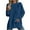 Blue, variant on zbxnLI Sweatshirt for Women Fall Winter Trendy Pullover Crew Neck Casual Loose Sweatshirts Split Side