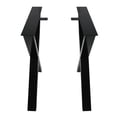 thumbnail image 3 of Home Soft Things X-Type Iron Solid Metal Furniture Table Legs 30" (2 pc), 3 of 5