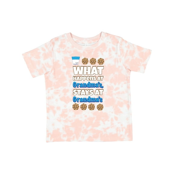 Inktastic What Happens at Grandma's Boys or Girls Toddler T-Shirt