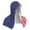 Blue, variant on KEVCHE World Cup Flag Print U Shaped Sunshade Cooling Headband, Elastic Sweat Wiping Band for Fans Cheering at Stadium Outdoor Sports Events