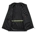thumbnail image 4 of OGLCCG Men's Golf Vest Quick Dry Outdoor Fishing Utility Vest Photo Vest Lightweight Zip Up Windproof Travel Safari Vest with Pockets, 4 of 5