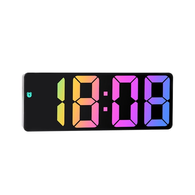 Alarm Clocks for Bedrooms with Usb Charging Digital Alarm Clock with Alarm Led Bedroom Alarm Clocks Brightness Snooze Usb Plug Or Powered by Battery(Not Include)