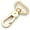 Gold, variant on CRAFTME STUDIO Snap Hooks Swivel Push-Gate Lobster Clasps for Bags & Crafts SRCH(2-Piece, 3/4-Inch, Silver)