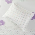 thumbnail image 4 of Gracie Mills Chenille Duvet Cover Set Twin Floral Reversible Purple Pink Aqua GRACE-15466, 4 of 5