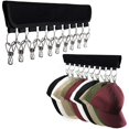 thumbnail image 1 of Perchero para gorras de béisbol, organizador de sombreros colgantes, soporte para colgar sombreros para armario, ideas de almacenamiento para gorras de béisbol (paquete de 2), 1 of 5