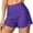 Purple, variant on MSJUHEG Bathing Trunks with Liner,Tankini Boy Shorts,Womens Swim Shorts,Boyshort Swimsuits for Women,Swimwear Bottoms,Swimsuit Bottom,Swim Shorts Green 2XL