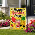thumbnail image 2 of SPXUBZ Summer Fruit Garden Flag 12x18 Inch, Watermelon Lemon Tropical Linen Yard Flag, Outdoor Decorative Flag for Garden Lawn Porch Patio Seasonal Decoration, 2 of 5