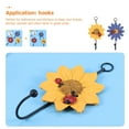 thumbnail image 5 of GOOHOCHY 2Pcs Resin Flower Shape Hat Hooks for Wall Mount Bathroom Towels, 5 of 8