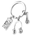 thumbnail image 4 of 1pc Funny Key Chain Bag Keys Hanging Pendant Decorative Keychain (Silver), 4 of 7