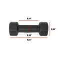 thumbnail image 4 of CAP Barbell Black Neoprene Dumbbells, Pair, 4 of 5