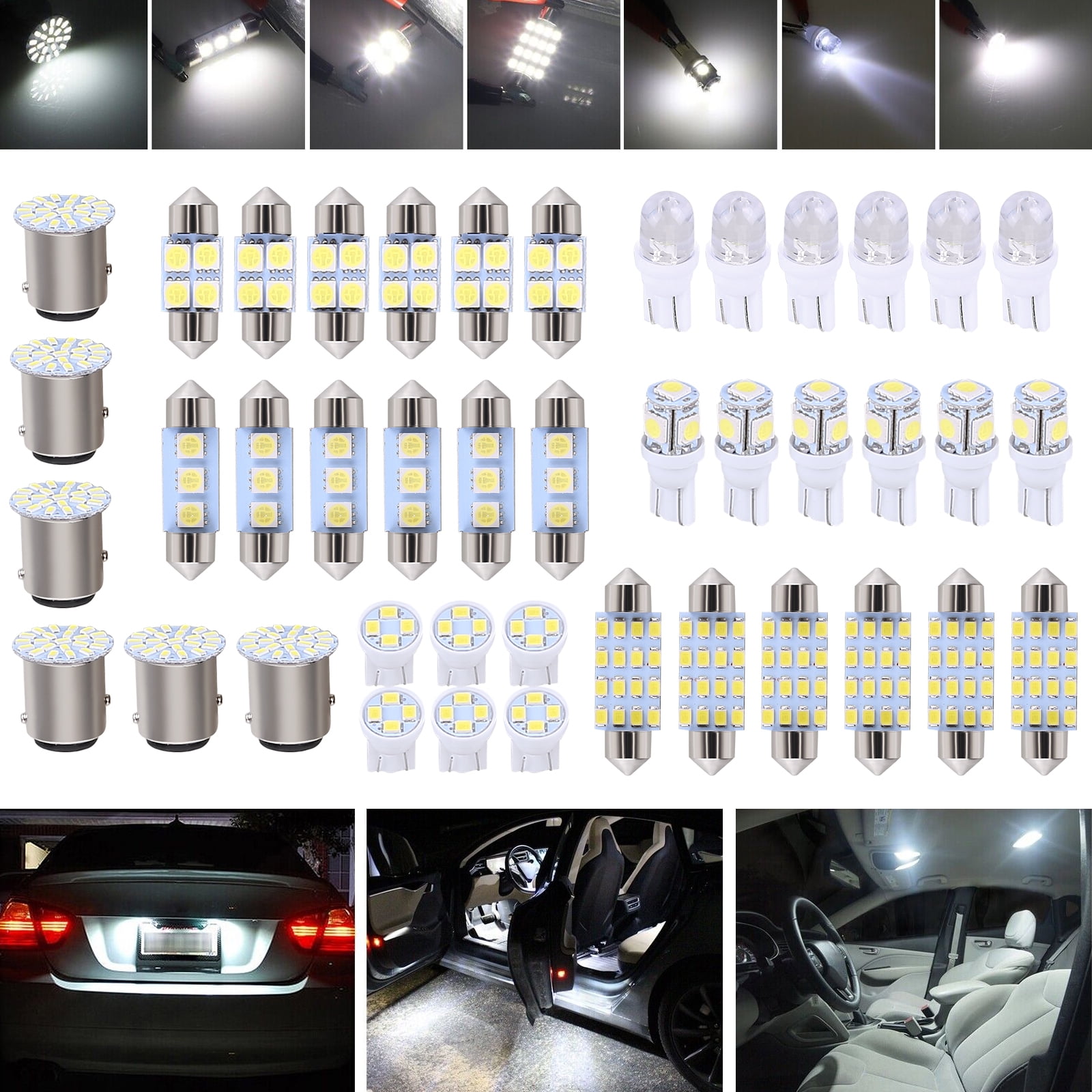 20x 1156 BA15S 21SMD LED Bulbs – Pure White 6500K – RV Camper Trailer Boat Interior