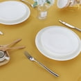 thumbnail image 4 of Rectangle Tablecloth 60x84 inch Tablecloth Stain and Wrinkle Resistant Washable Polyester Table Cloth, Decorative Fabric Table Cover for Dining Table, Buffet Parties and Camping Yellow, 4 of 6