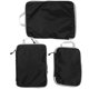 thumbnail image 4 of Travel Organizer Cubes for Luggage in Black Nylon Material with Durable Wear Resistance 3pcs, 4 of 5