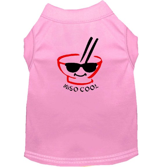 Pet Dog Cat Shirt Screen Printed, "Miso Cool"