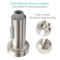 thumbnail image 3 of Kitchen Faucet Sprayer Head, Angle Simple Pull Out Sink Faucet Spray Head Nozzle Kitchen Pull Down Faucet Nozzle Spout Replacement Part 2 Functions, Brushed Nickel, 3 of 5