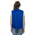 thumbnail image 2 of TopTie Two Pockets Volunteer Vest Supermarket Cobbler Apron Vest-Blue-XL, 2 of 7