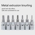 thumbnail image 5 of Ensemble de 13 Douilles Torx T8-T70 S2 Acier Hexagonal Clé Torx Outil Tournevis, 5 of 5