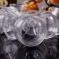thumbnail image 4 of 50 Sample Jars, Empty Cosmetic Jars, Clear Round Travel Jars for Creams and Powders, Small Sample Jars with Lids (White), 4 of 8