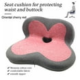 thumbnail image 1 of Memory Foam Seat Cushion - Chair Pillow for Sciatica, Coccyx, Back & Tailbone Pain Relief - Orthopedic Chair Pad for Support in Office Desk Chair, Car, Wheelchair & Airplane, 1 of 12
