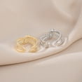 thumbnail image 4 of Guardurnaity Anillo de apertura para mujer, decoración de circonita geométrica de cobre, anillos de moda, decoraciones de mano ajustables, Ropa, zapatos y accesorios Miscelánea Plata, 4 of 6