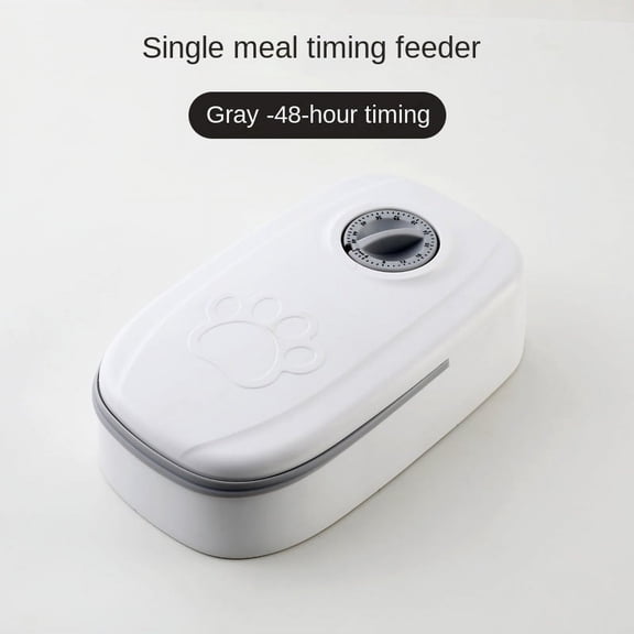 Single Automatic Pet Food Dispenser Bowl with Timer Cooling Wet Food Bowl for Dogs Cats Quantitative Pet Feeder Food Bowls