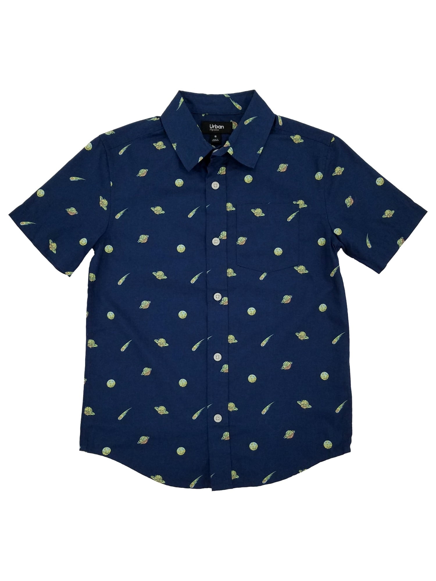 Urban Pipeline Boys Blue Planet Print 