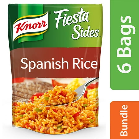 (6 Pack) Knorr Spanish Rice Fiesta Rice Side Dish, 5.6 (Best Authentic Spanish Rice Recipe)