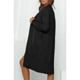 thumbnail image 3 of MURMUREY Women's Long Sleeve Cable Knit Open Front Cardigan Sweaters Chunky Sweater Coats, 3 of 6