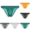 thumbnail image 2 of Men Low Waist Sexy Briefs Pouch Panties See Through Underwear Sheer Lingerie, 2 of 11