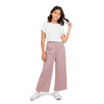 thumbnail image 2 of FLORY Pantalón con pinzas y botón forrado para Niña | Pantalón casual para Niña | 0009, Rosa, CH, 2 of 5