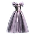 thumbnail image 4 of SBYOJLPB Girl's Mesh Princess Dress Halloween Clown Role Clothes Holiday Party Performance Clothes Casual Sundress, 4 of 5