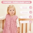 thumbnail image 2 of Saco de dormir Yoofoss para bebés de 0 a 6 meses, forro polar, 1,5 tog, 2 of 7