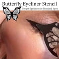thumbnail image 6 of 2026 Butterflyss Eyeliner Pencil Template Butterflyss Makeup Template Wing Eyeliner Pencil Molds Reusable Flexible Eyeliner Applicator Plastic Tool, 6 of 7