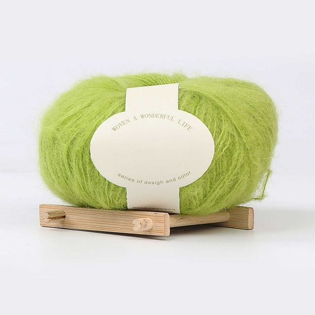 Hielo de Lana para Tejer a Mano de Ganchillo de Pelo de Bebé Bola de Bufanda, Sombrero Y Suéter Hecho de Mohair Hielo de Bebé para el Ganchillo
