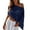 Navy, variant on Womens Sheer Tops Lightweight Knitted Mesh Cover Up Summer Beach Shawl Size XL
