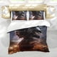 thumbnail image 5 of Venom Conjunto de sábanas temático, trío de piezas, cómodo y amigable con la piel, diseño único, regalo de decoración para el hogar para familiares, amigos y fans,173cm *218cm, 5 of 6