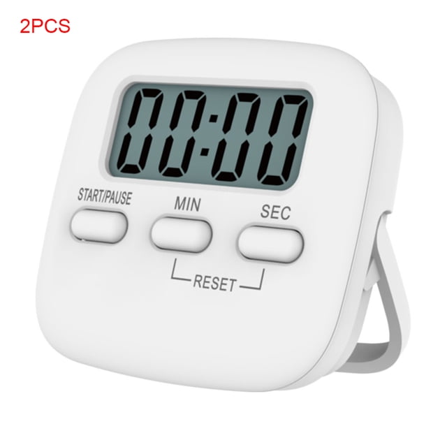 2 Pieces Kitchen Timer Cooking Baking baking digital timer LCD Display Countdown Student Lab Digital Timer Home Kitchen Gadget