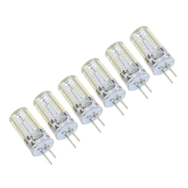 Bombillas LED G, 6 piezas de bombillas LED GY6.35, bombillas LED, bombillas WLED resistentes y duraderas
