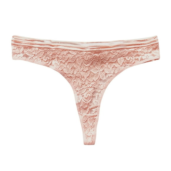 Women's Nylon Underwear Under 10 Intimates New Hot Panties for Women Lace Sexy Through Hollow Out Cotton Low Waist Lace Thong