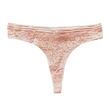 

Rovga Lingerie For Women New Hot Panties For Women Lace Through Hollow Out Cotton Low Waist Lace Thong Lingeries Chemise Nightie