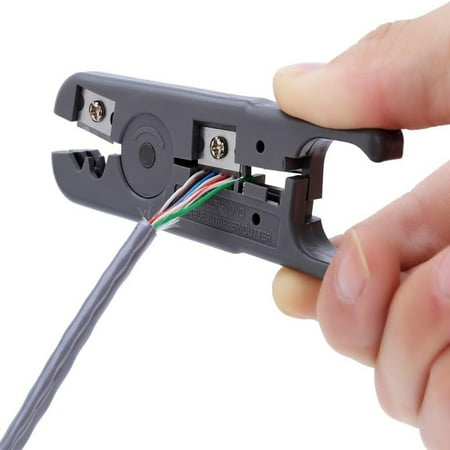 

Convenient Lightweight Multifunctional Adjustable UTP and STP Cable Stripper - User-Friendly Tool for Simplifying Round and Flat Stripping Tasks