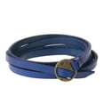 thumbnail image 1 of Brazalete de cuero Fernando Aleación Cinco Vueltas Azul Pulsera de Múltiples Capas, 1 of 5